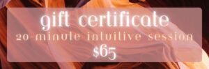 Psychic Reading Gift Certificate Online